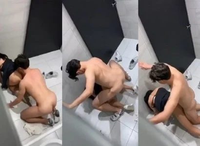 Họ bị ghi hình lúc quan hệ trong nhà vệ sinh